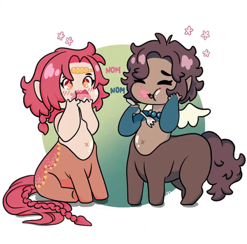 @canardettes OC&#39;s Kassim&amp;Juniper